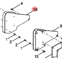  KLW-M373W-03 BRKT.,SS COVER L 